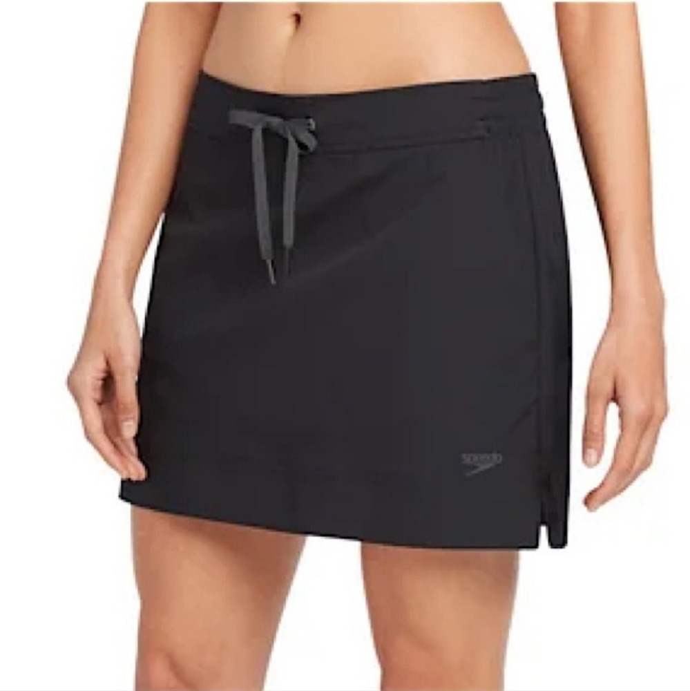 SPEEDO Black Swim Skorts